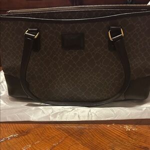 Nina Ricci Vintage Brown Handbag Excellent Condition Gold Hardware Purse